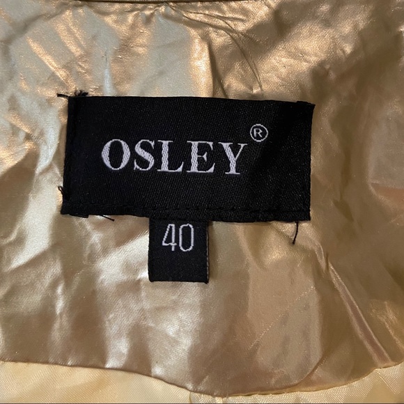 Gold Raincoat with Empire Waist Drawstring - Picture 2 of 3